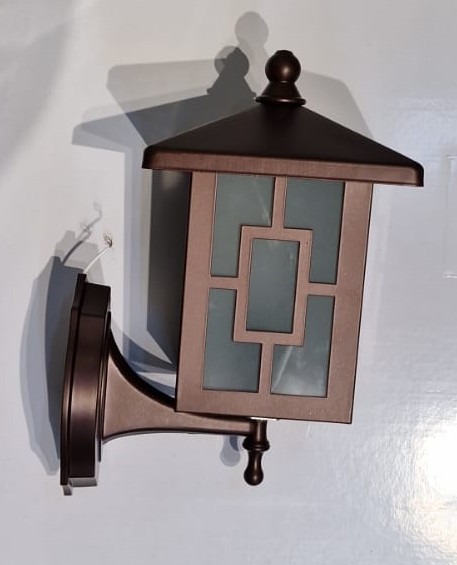 კედლის ლამპიონი  10-16 CH (სპილენძისფერი) 16,5სმX16.5სმX20სმ