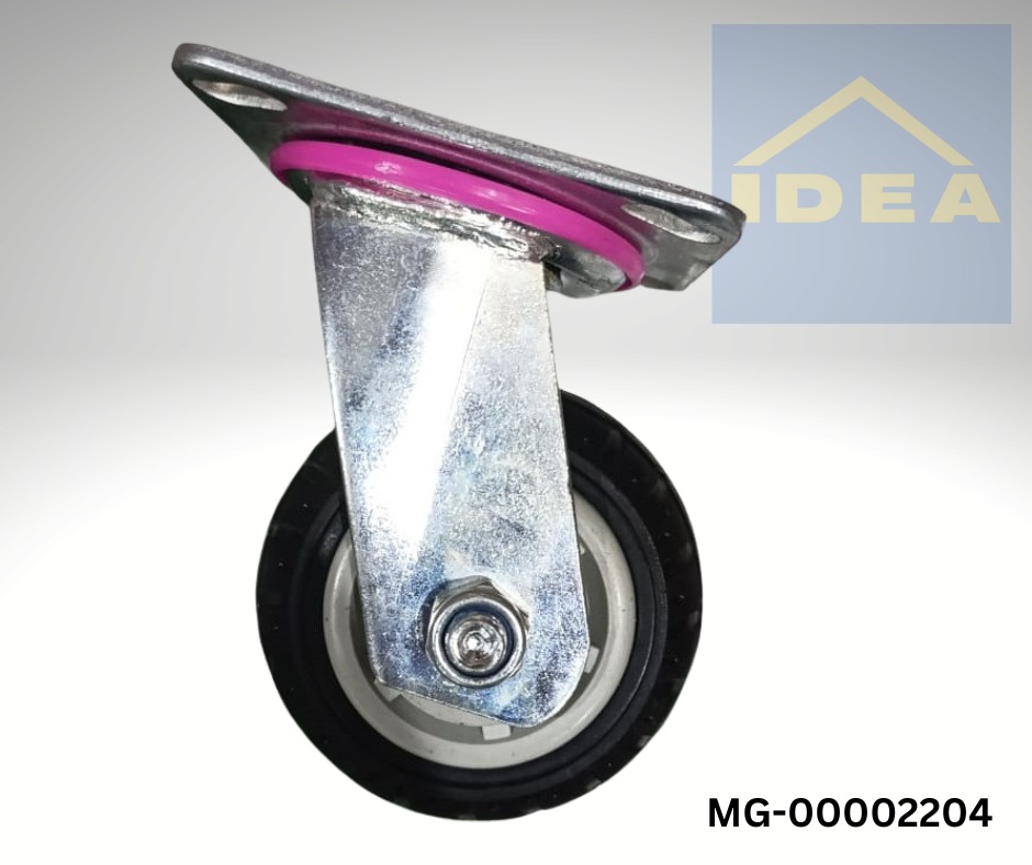 ხარაჩოს ბორბალი;9,5 სმ ,  შავი , 360° (5-9)