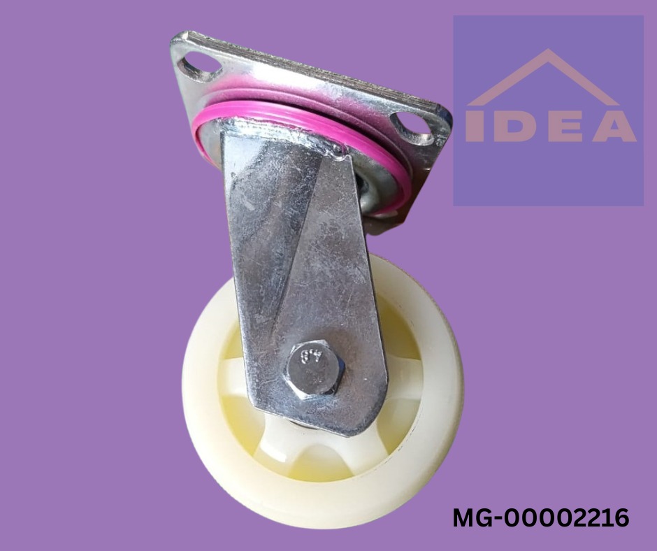 ხარაჩოს ბორბალი;10სმ,თეთრი,360° (5-21)