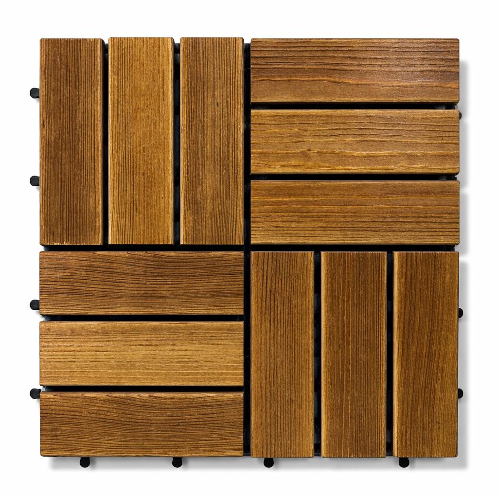 სატერასე აკაციის ასაწყობი იატაკი; 30სმx30სმ  (8-46)