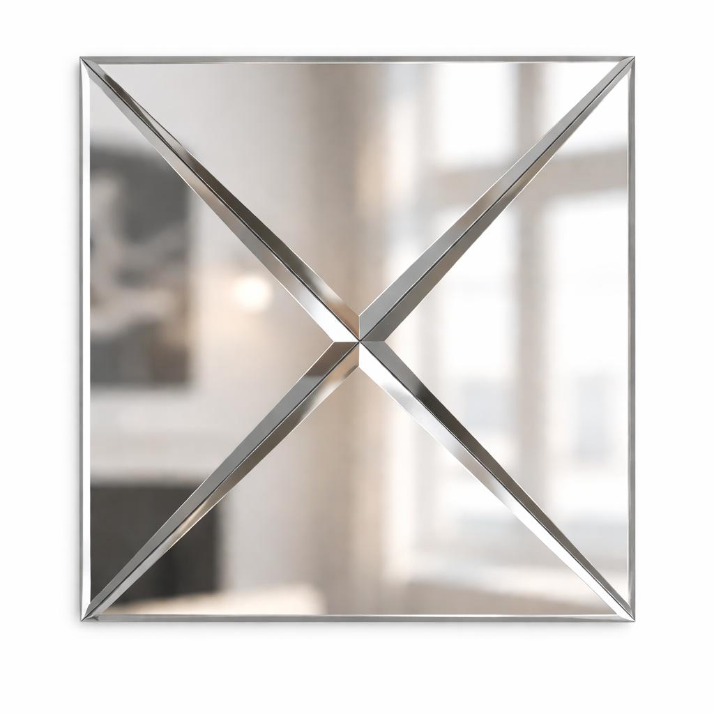 თვითწებადი დეკორატიული სარკე ფიგურა;30სმX30სმ  HDMB-SD2