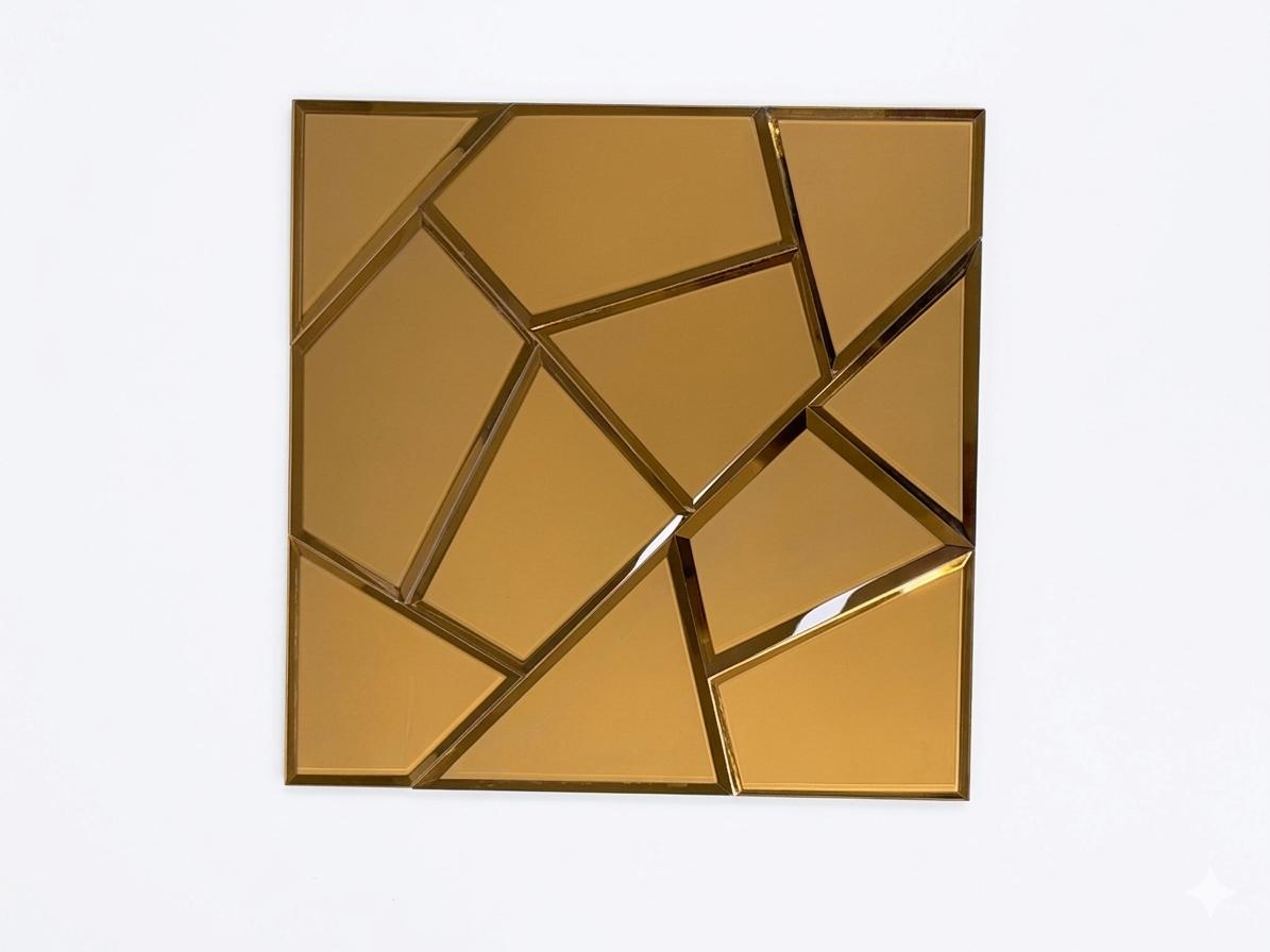 თვითწებადი დეკორატიული სარკე ფიგურა;30სმX30სმ (1-43)